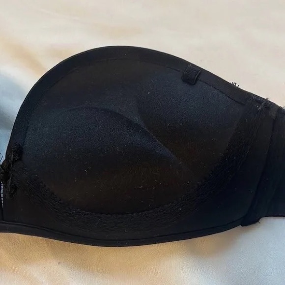 Victorias Secret multi way Bombshell strapless add 2 cups Push Up Bra nude black - Picture 6 of 6